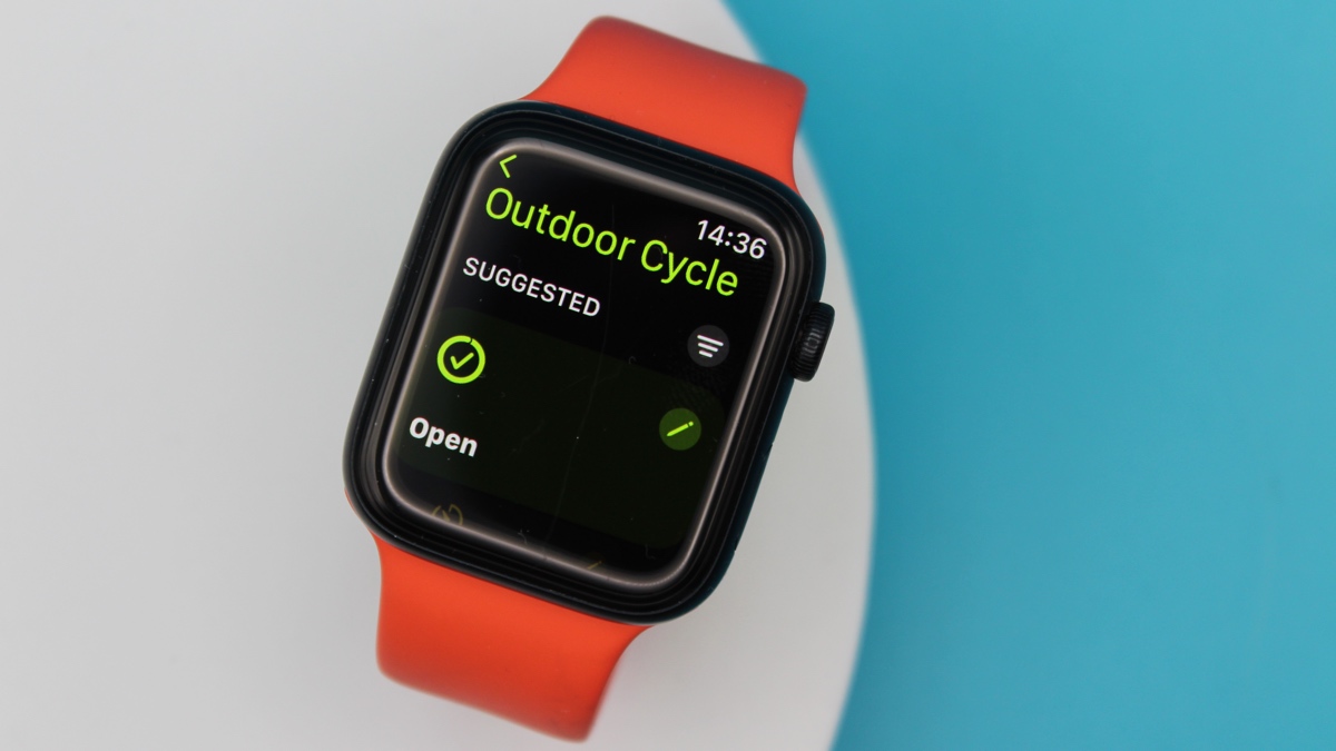 apple watch workout cycling