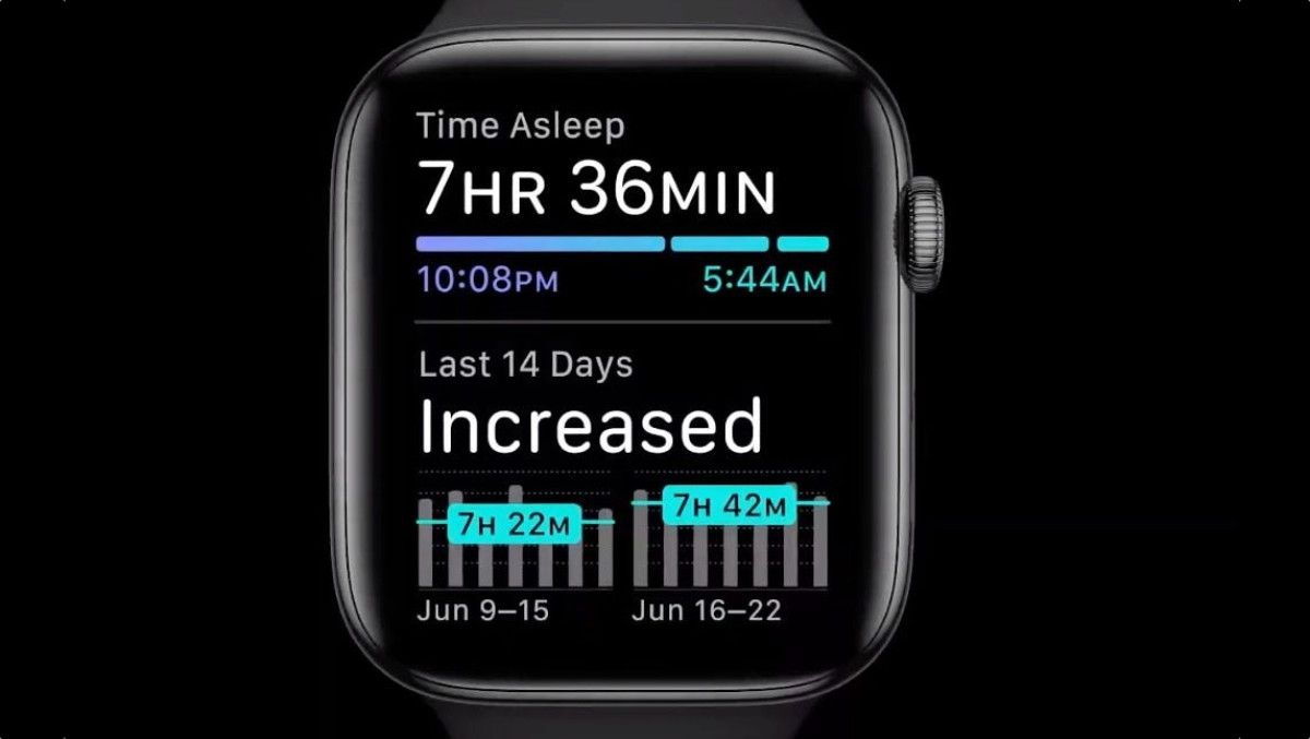 Apple Watch sleep app