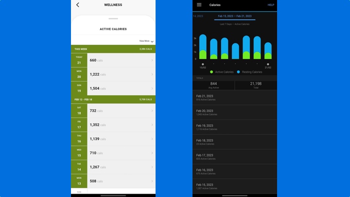 fossil gen 6 hybrid active calorie comparison