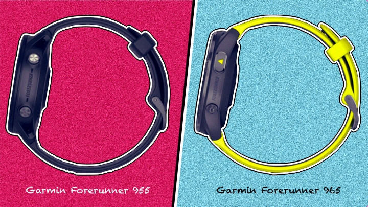 Garmin Forerunner 955 v 965 side by side