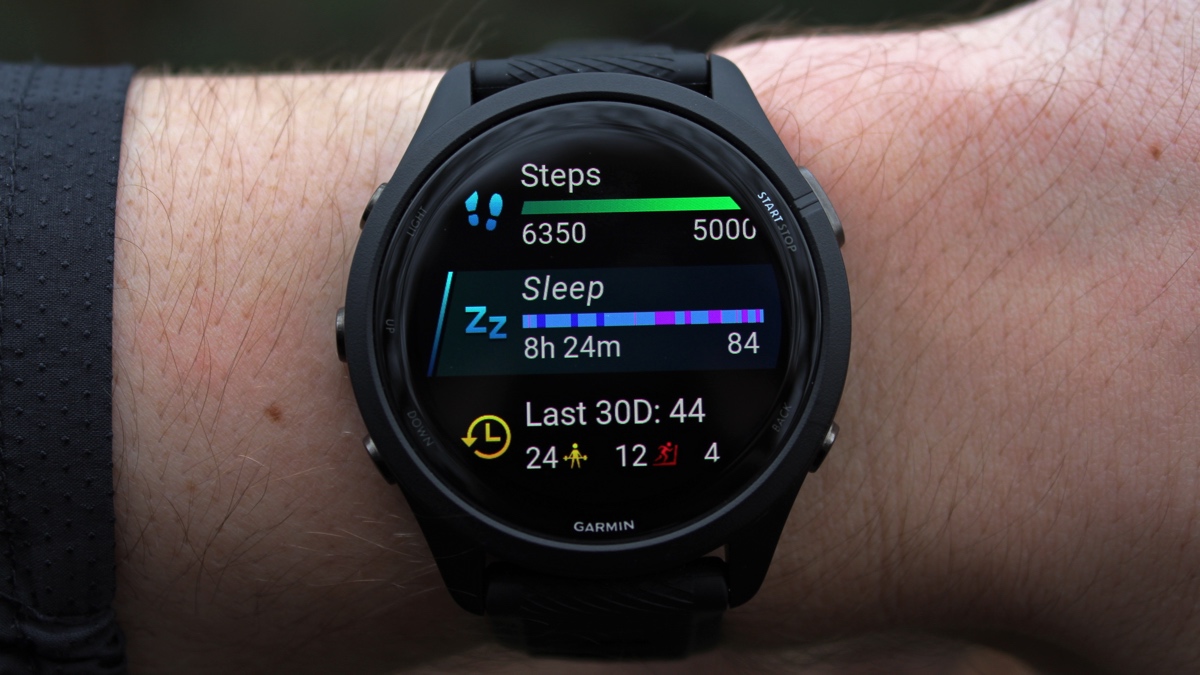 Garmin Forerunner 265 sleep tracking