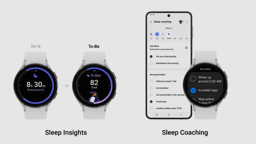 samsung one ui 5 watch sleep tracking