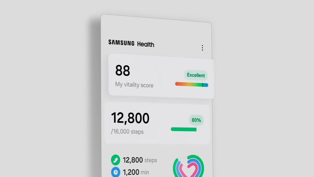 Samsung Health 2024 update my vitality score