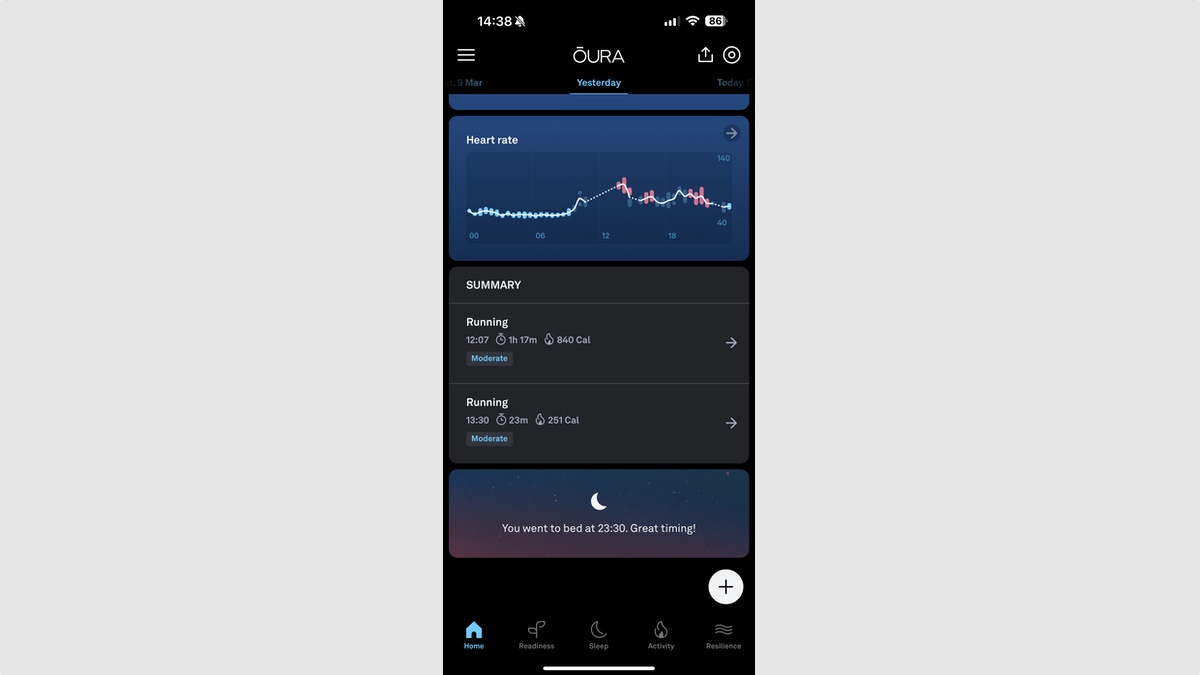 Step 4 How to add manual workout Oura