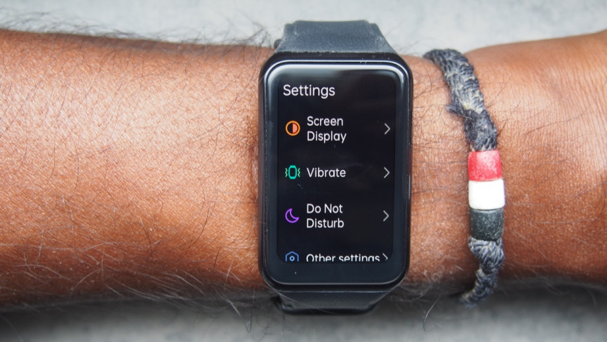 Oppo Watch Free screen settings